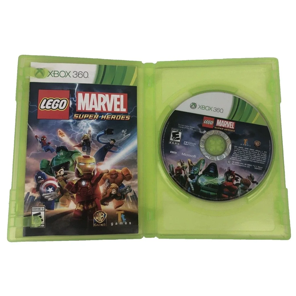 Lego Xbox 360 Marvel Super Heroes Video Game‎ Warner Brothers